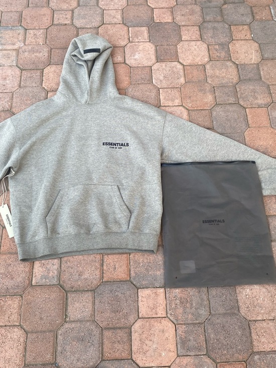 Essentials Other - Essentials Light Grey Pullover Hoodie